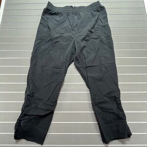 Columbia Sportswear Black Nylon Stretch Athletic Track Pants Joggers Womens XL‎